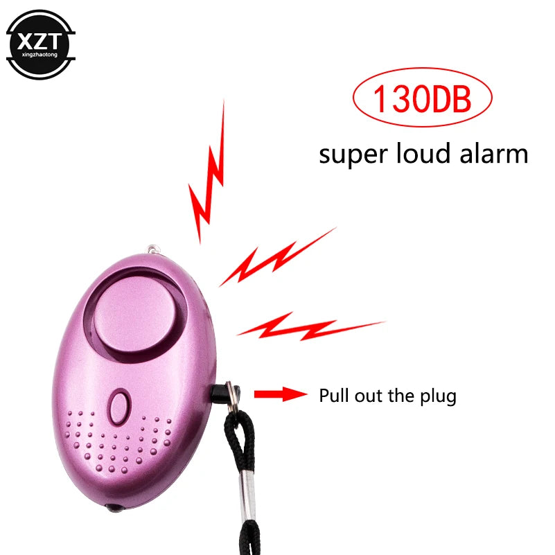 130dB Personal Safety Alarm – Self-Defense Keychain for Women & Kids