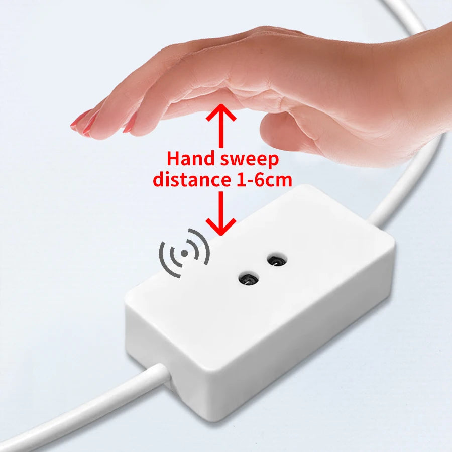 Hand Sweep Motion Sensor LED Strip – USB 5V, 1–10m for Home & TV Backlight