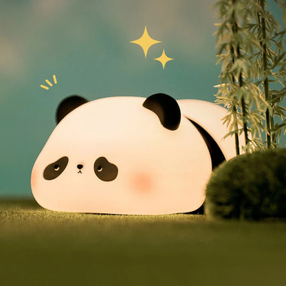 Panda LED Night Light – Touch Sensor Cartoon Lamp for Kids & Gifts**