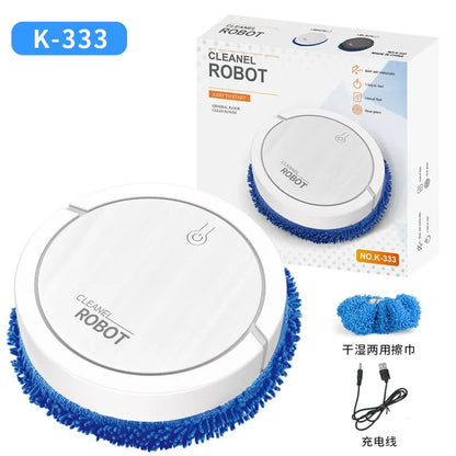 Smart Robot Vacuum & Mop – Dry/Wet Cleaning with Humidifying Spray