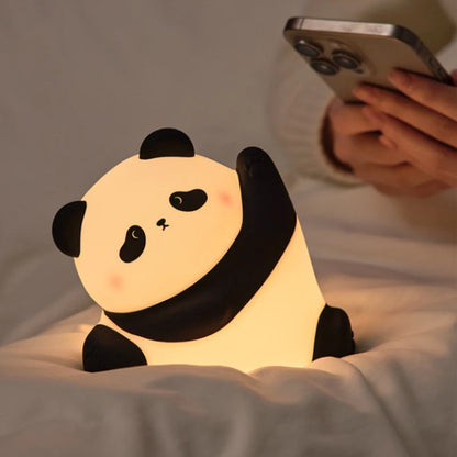 Panda LED Night Light – Touch Sensor Cartoon Lamp for Kids & Gifts**