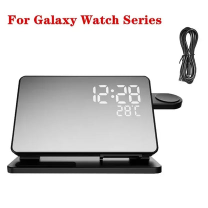 3-in-1 Wireless Charger – Fast Charging Station for Apple & Samsung Devices