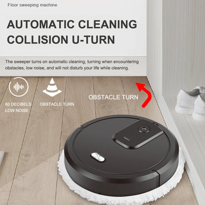 Smart Robot Vacuum & Mop – Dry/Wet Cleaning with Humidifying Spray