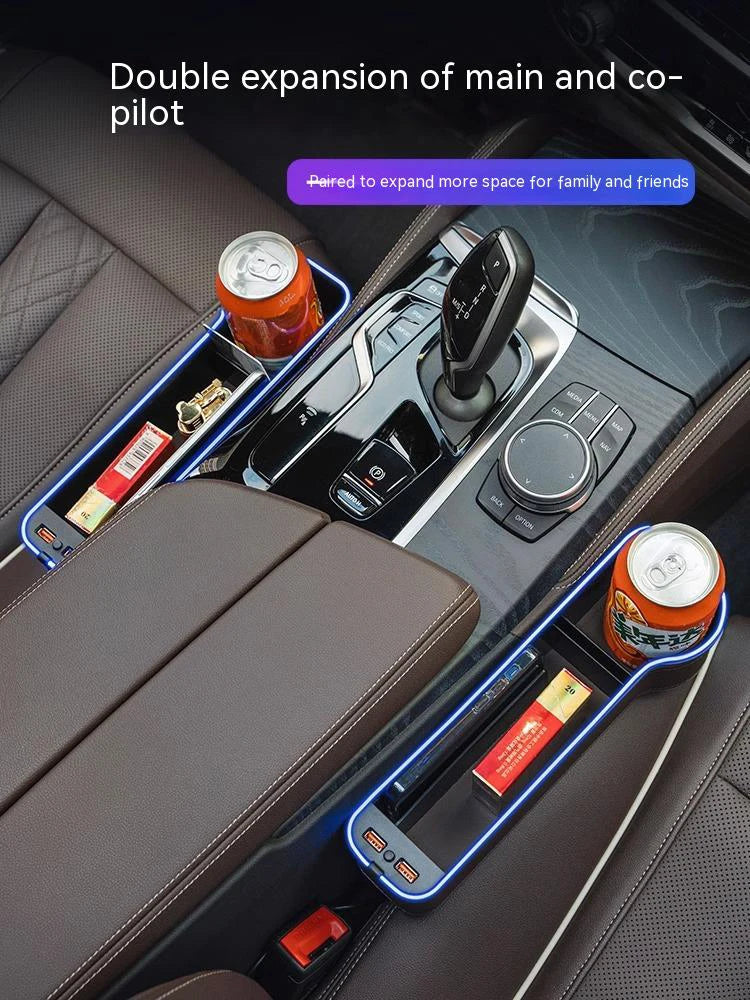 Car Seat Gap Storage Box for Mazda – With USB & Ambient Light