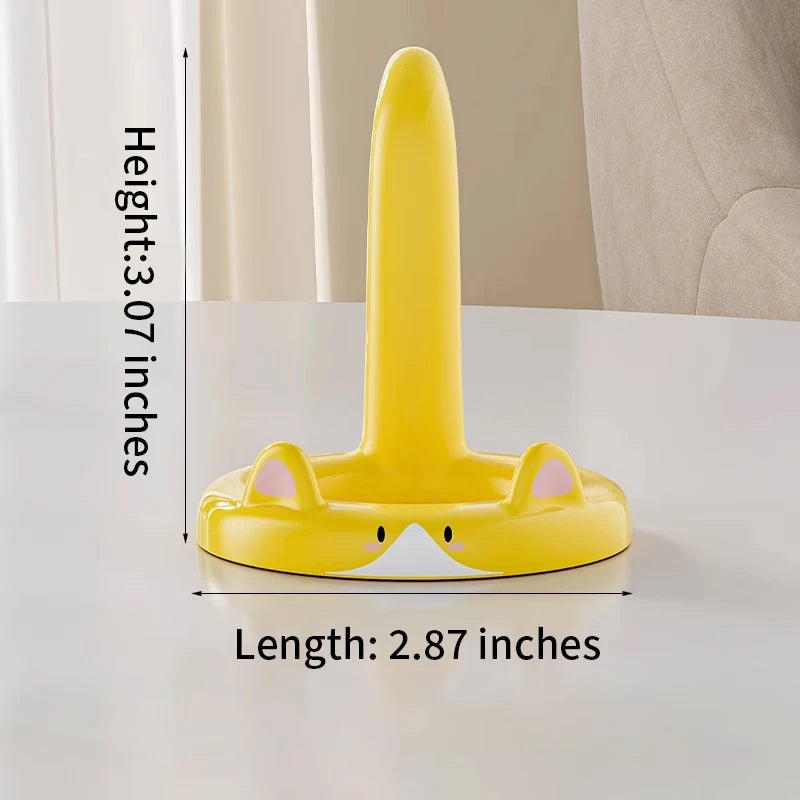 Cute Cartoon Cat Phone Stand – Desktop Lazy Holder for Office & Home