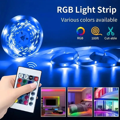 WiFi USB Smart LED Strip – Alexa & Tuya Compatible, Music Sync Ambient Light