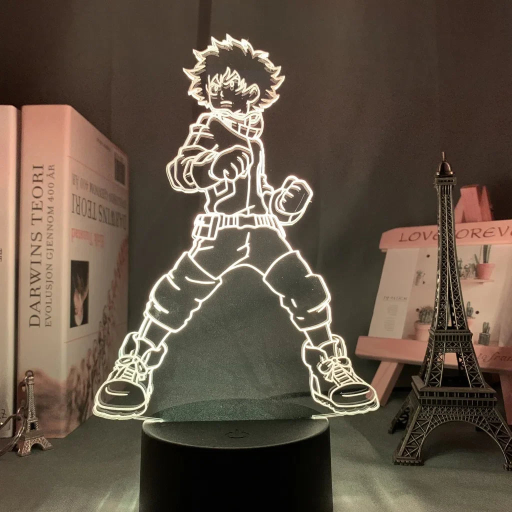 My Hero Academia Dabi 3D LED Lamp – RGB Anime Night Light for Bedroom