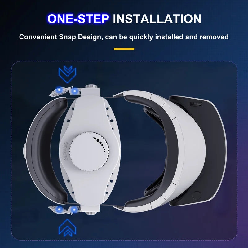 Adjustable Head Strap for PS VR2 – Enhanced Comfort & Support Headband
