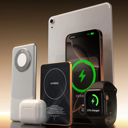 VIVO 10000mAh Slim Power Bank – 20W Magnetic Wireless Fast Charge for iPhone & Watch