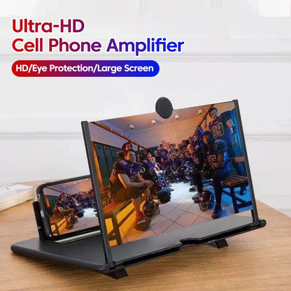 12/10" Mobile Phone Screen Amplifier – HD Video Magnifier Stand