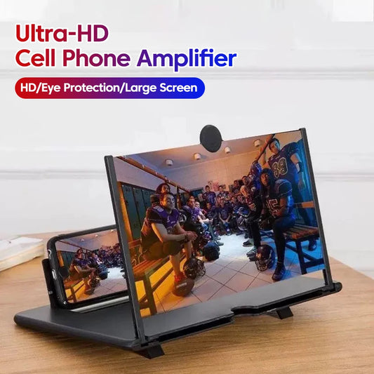 12/10" Mobile Phone Screen Amplifier – HD Video Magnifier Stand