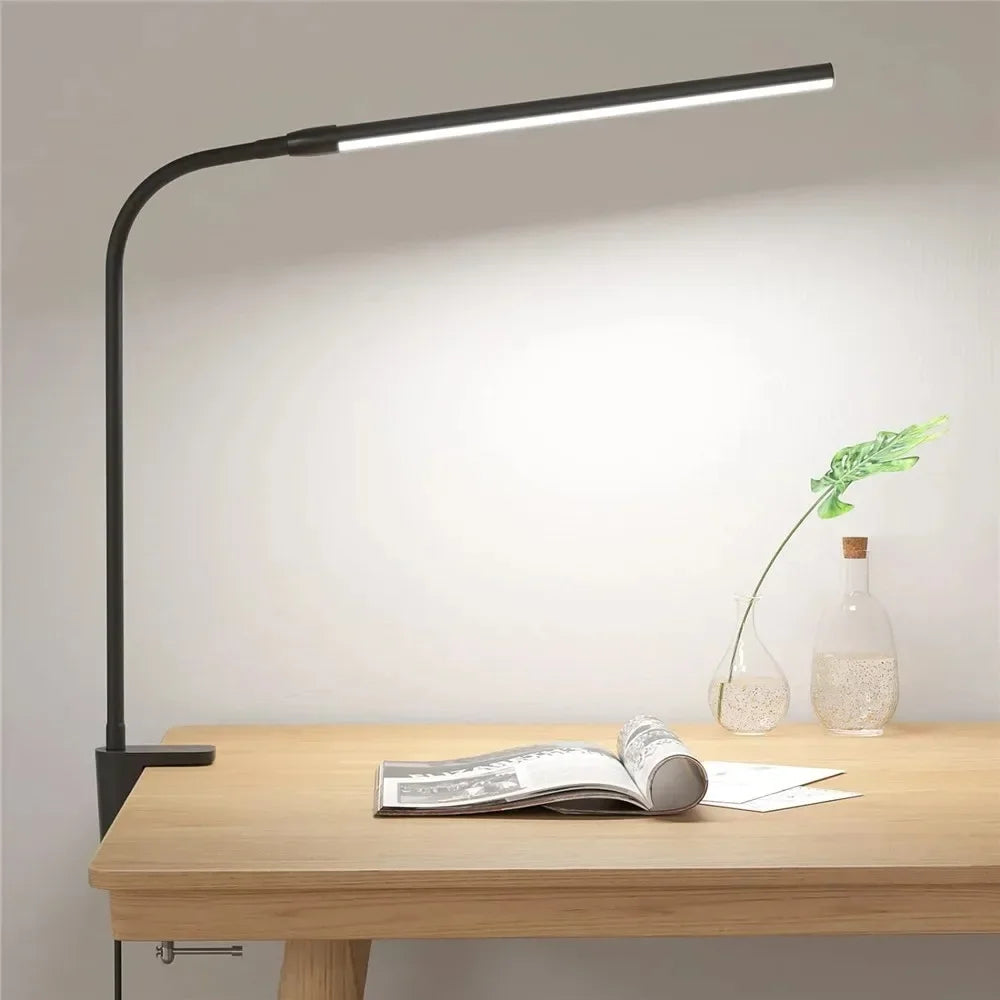 LED Clip Desk Lamp – Dimmable Monitor & Reading Light for Office