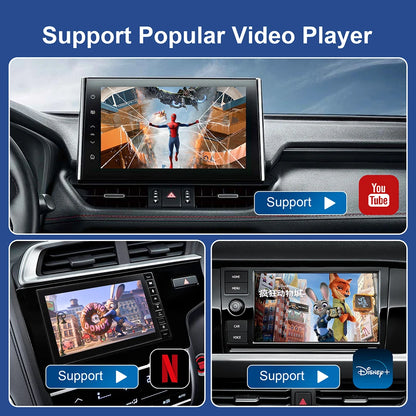 3-in-1 Android 13 CarPlay AI Box – Wireless Auto USB Adapter 2G+32G