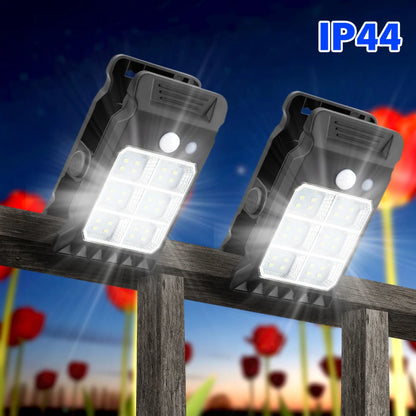 Solar Motion Sensor LED Light – High-Brightness, Outdoor Clip-On & Wall-Mount