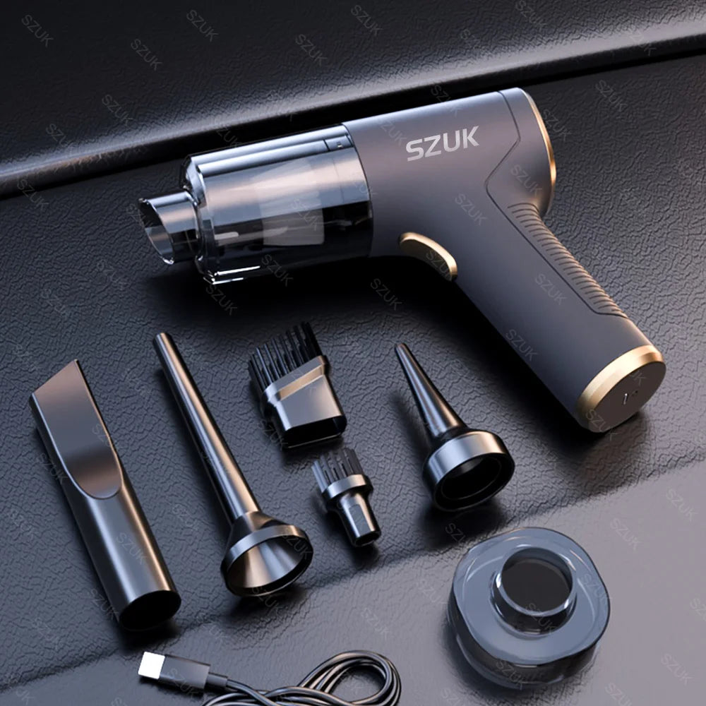 Mini Car Vacuum – Handheld Powerful Wireless Cleaner