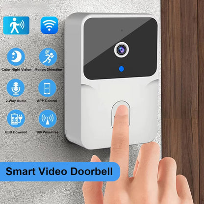 WiFi Video Doorbell – Wireless Two-Way Intercom with IR Night Vision