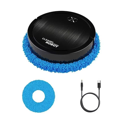 Smart Robot Vacuum & Mop – Dry/Wet Cleaning with Humidifying Spray