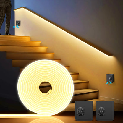 Motion Sensor Neon LED Strip – Wireless Smart Night & Stair Light AC110–220V**