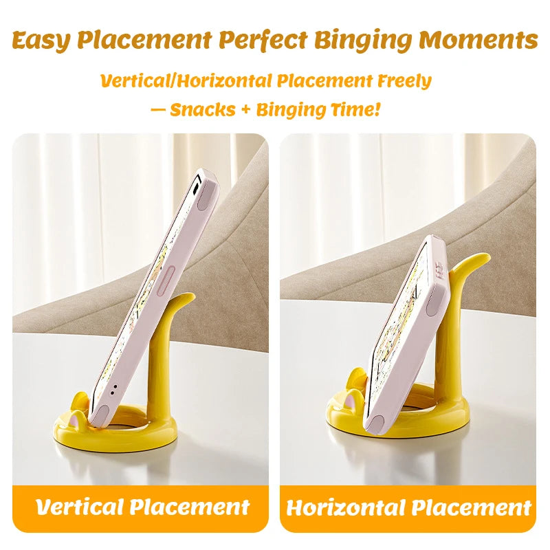Cute Cartoon Cat Phone Stand – Desktop Lazy Holder for Office & Home