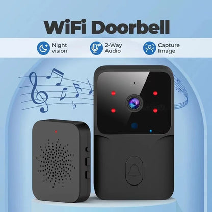 WiFi Video Doorbell – Wireless Two-Way Intercom with IR Night Vision
