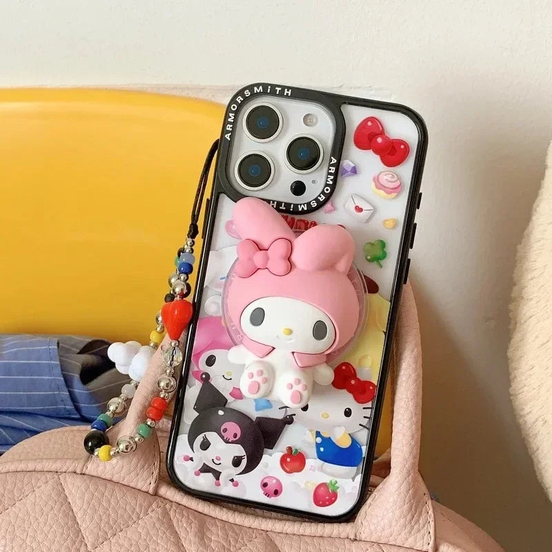MagSafe Magnetic Phone Grip – Foldable Hello Kitty & Sanrio Stand for iPhone