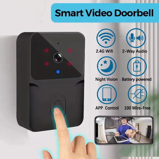 WiFi Video Doorbell – Wireless Two-Way Intercom with IR Night Vision