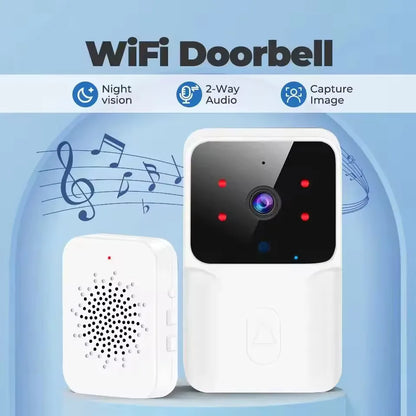WiFi Video Doorbell – Wireless Two-Way Intercom with IR Night Vision