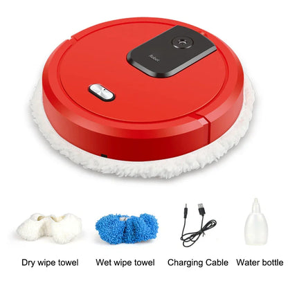 Smart Robot Vacuum & Mop – Dry/Wet Cleaning with Humidifying Spray