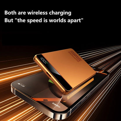 VIVO 10000mAh Slim Power Bank – 20W Magnetic Wireless Fast Charge for iPhone & Watch