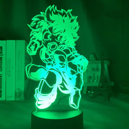 My Hero Academia Dabi 3D LED Lamp – RGB Anime Night Light for Bedroom
