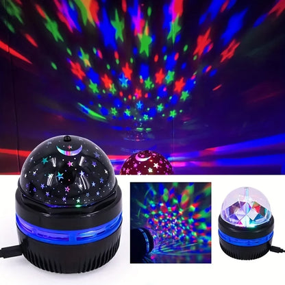 LED Starry Sky Projector – Northern Light Lamp with Remote & Auto Rotate**