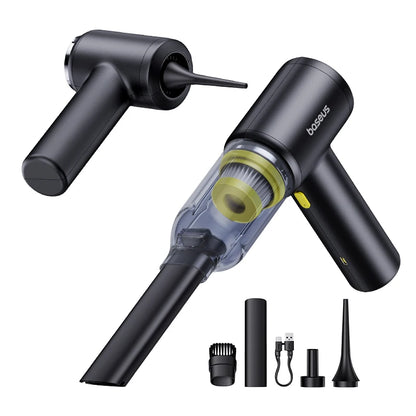 Baseus Wireless Car Vacuum – Portable Cordless Cleaner & Air Dust Blower
