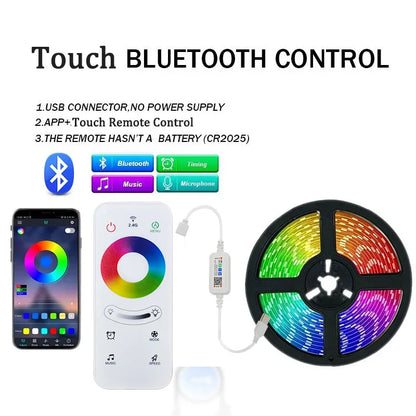 WiFi USB Smart LED Strip – Alexa & Tuya Compatible, Music Sync Ambient Light