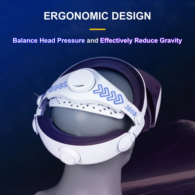 Adjustable Head Strap for PS VR2 – Enhanced Comfort & Support Headband