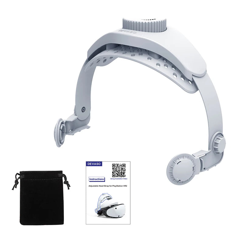 Adjustable Head Strap for PS VR2 – Enhanced Comfort & Support Headband