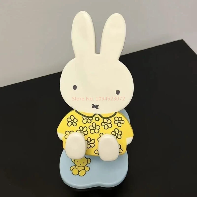 Blue Miffy Foldable Phone Stand – Cute Rabbit Desk Holder & Anime Decor