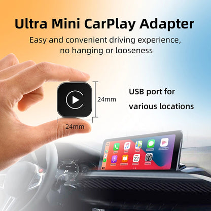 2-in-1 Wireless CarPlay Dongle – Android Auto AI Smart Box with Wired CarPlay