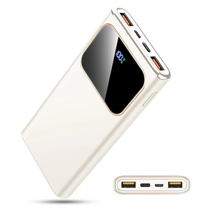 DY201 22.5W Fast Charge Power Bank – 10000mAh, USB-C 3 Ports with LED Display