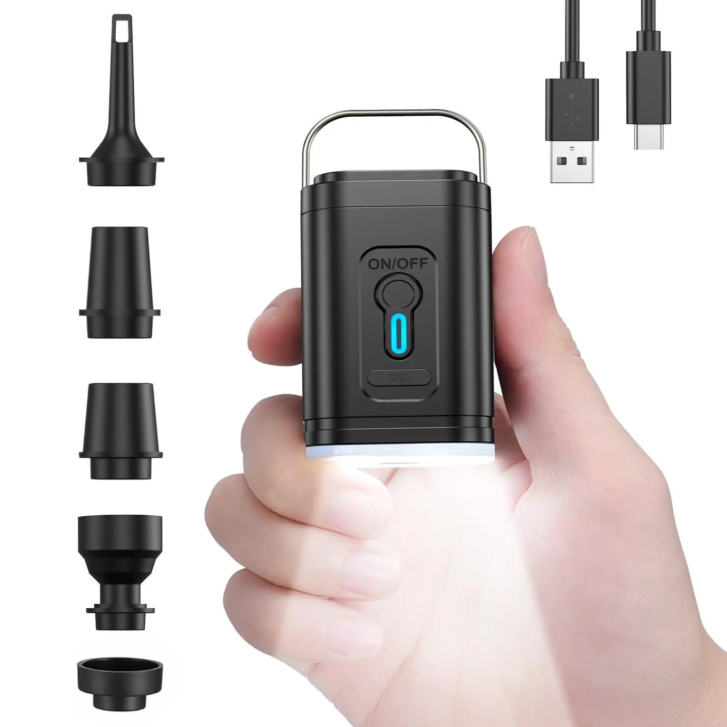Mini Electric Air Pump – Portable Camping & Swim Ring Pump