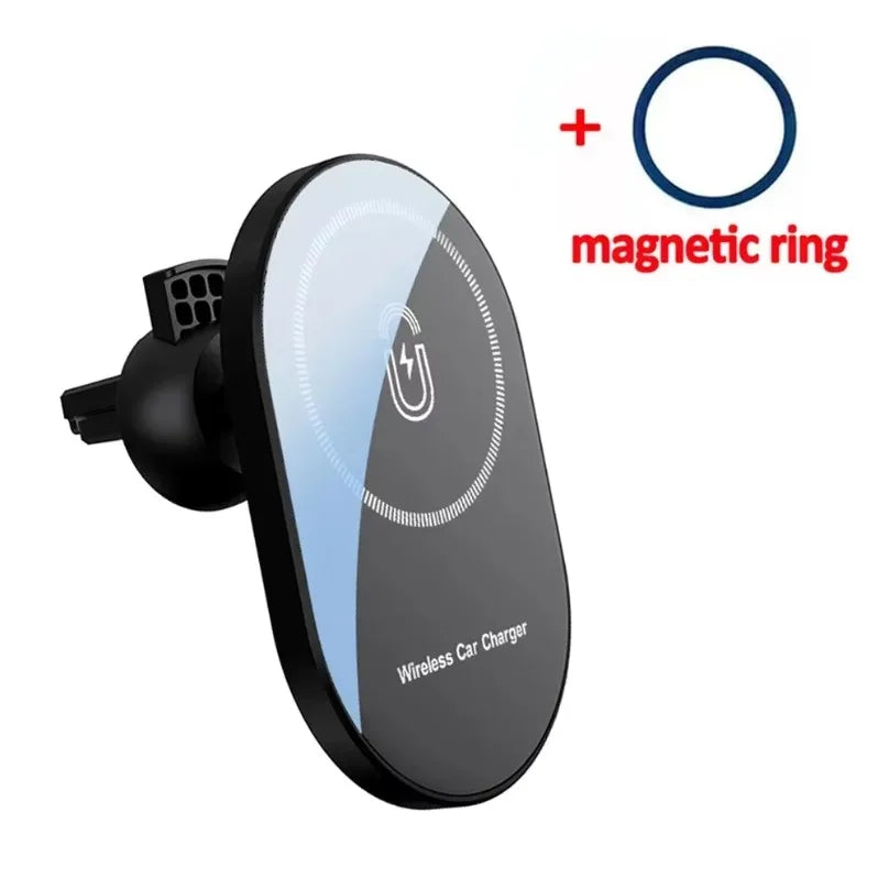 30W Magnetic Car Wireless Charger – Air Vent Holder for iPhone MagSafe