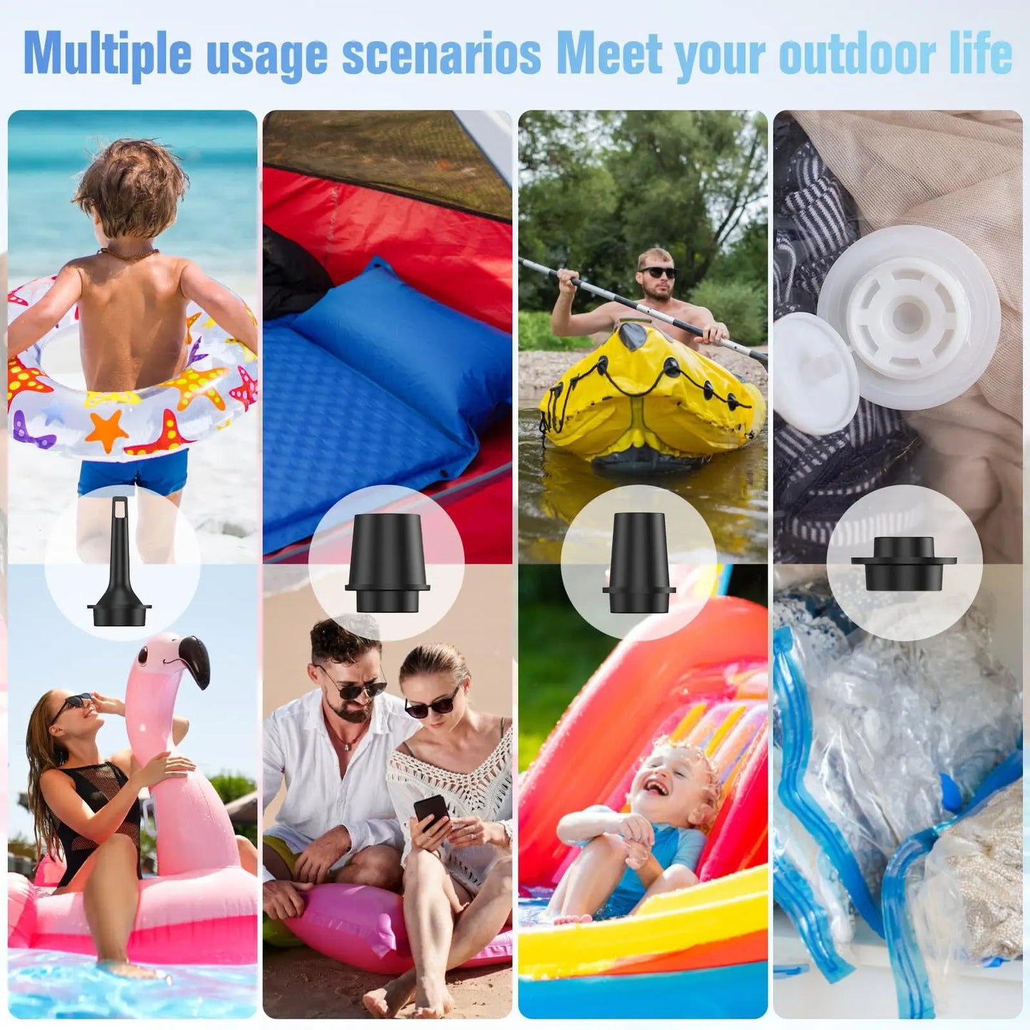 Mini Electric Air Pump – Portable Camping & Swim Ring Pump