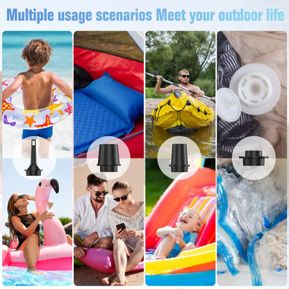 Mini Electric Air Pump – Portable Camping & Swim Ring Pump