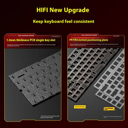 Leobog Hi75C Pro 75% Wireless Mechanical Keyboard – Aluminum RGB Hotswap