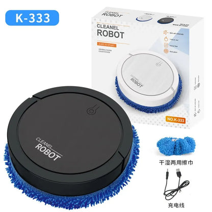 Smart Robot Vacuum & Mop – Dry/Wet Cleaning with Humidifying Spray
